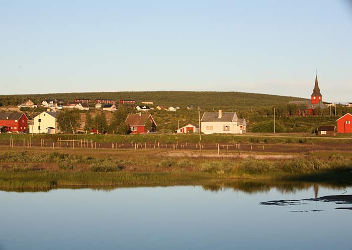 Kautokeino ilta-auringossa